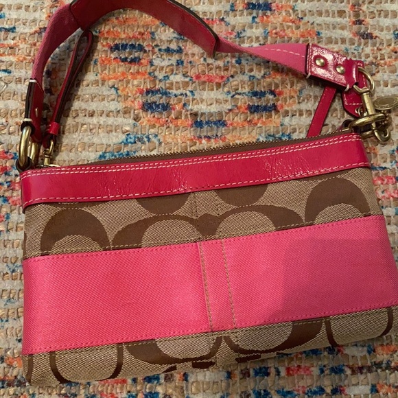 Pink Coach Purse - Picture 2 of 3